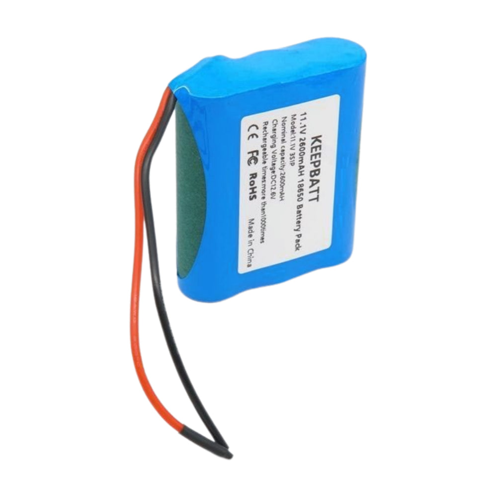 11,1 V 2600 mAh lithium-ionen-akku mit offenen Leitungen – Sicherer Hochleistungsakku mit BMS anpassbar