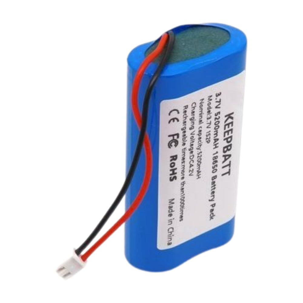 5200 mAh lithium ion akku 3,7 V mit XH2.54-Stecker und BMS – Sicher und leistungsstark anpassbar