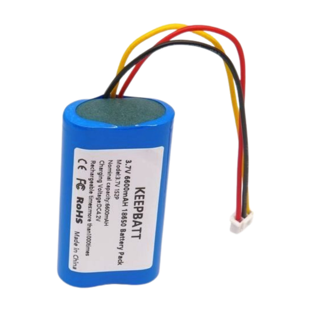 3,7 V lithium ion akku 6600 mAh mit PH2.0-3P-Stecker – Sicherer und auslaufsicherer Akku mit BMS-Schutz anpassbar