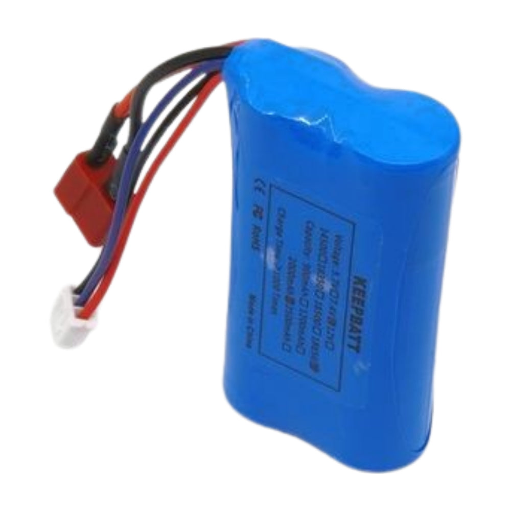2600 mAh lithium-ionen-akku 7,4 V mit T-Stecker – Langlebiger, auslaufsicherer Akku mit BMS-Schutz anpassbar