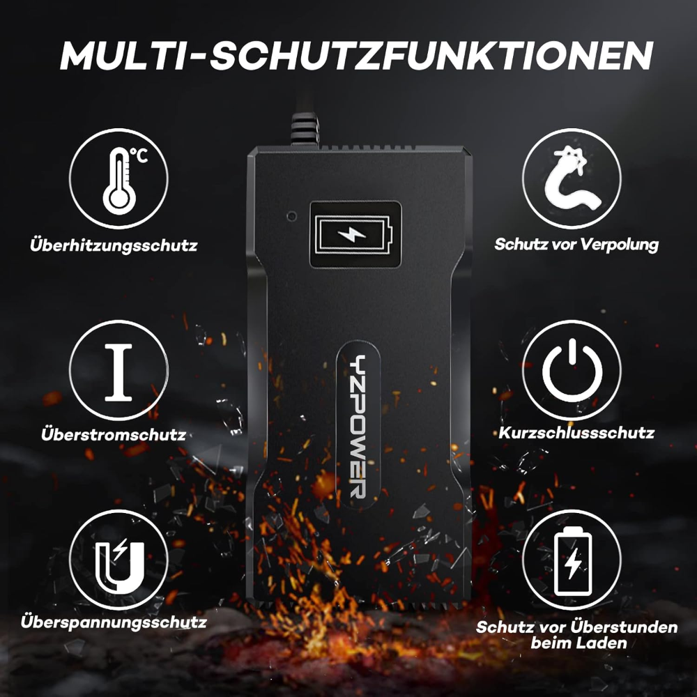 48 V Ladegerät für 54,6 V 3 A Lithium Akku Ladegerät 3-poliger XLR Stecker