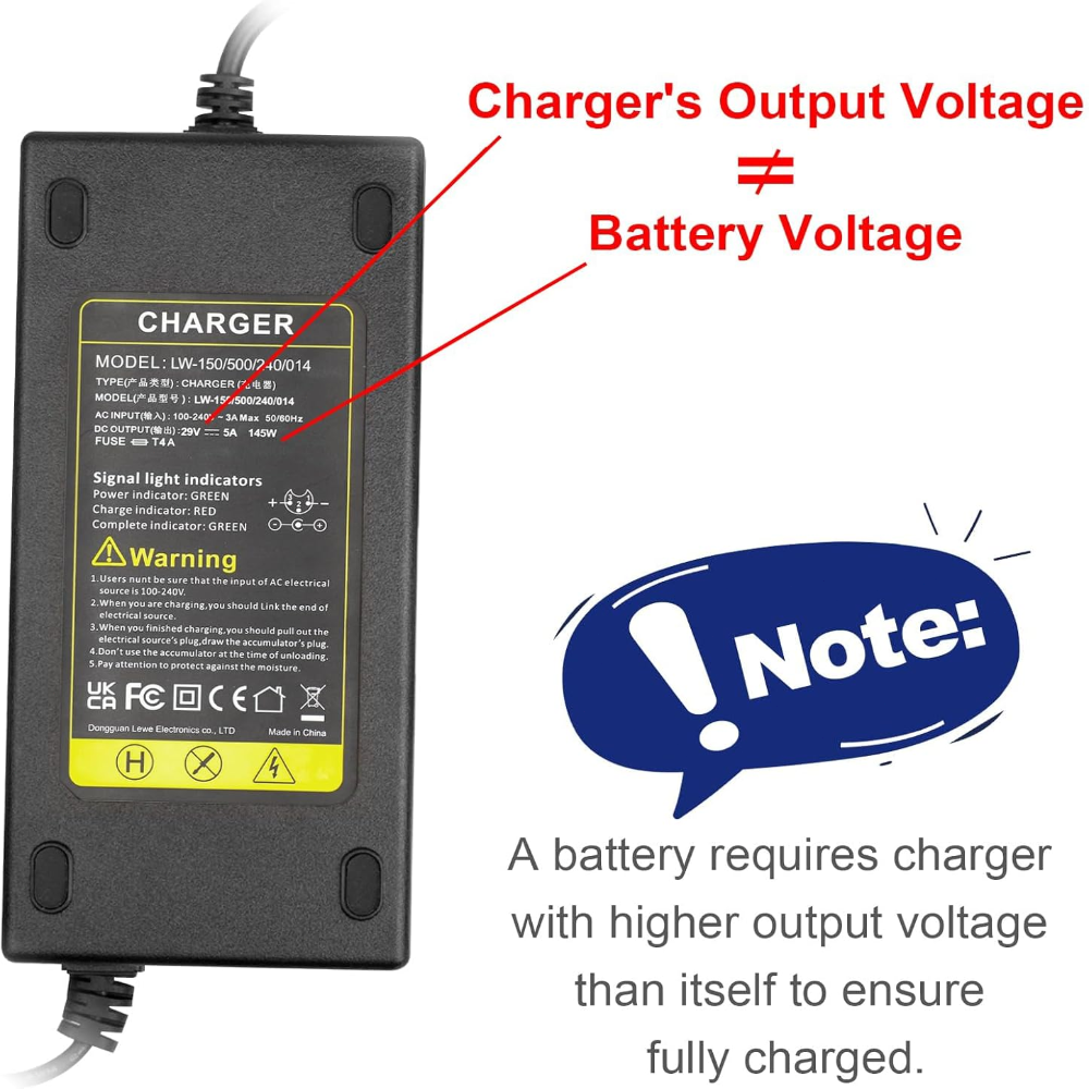 24 V 2 A XLR 3-poliges Netzteil-Ladegerät für Elektrorollstühle und Elektromobile (Blei-Säure-kompatibel)