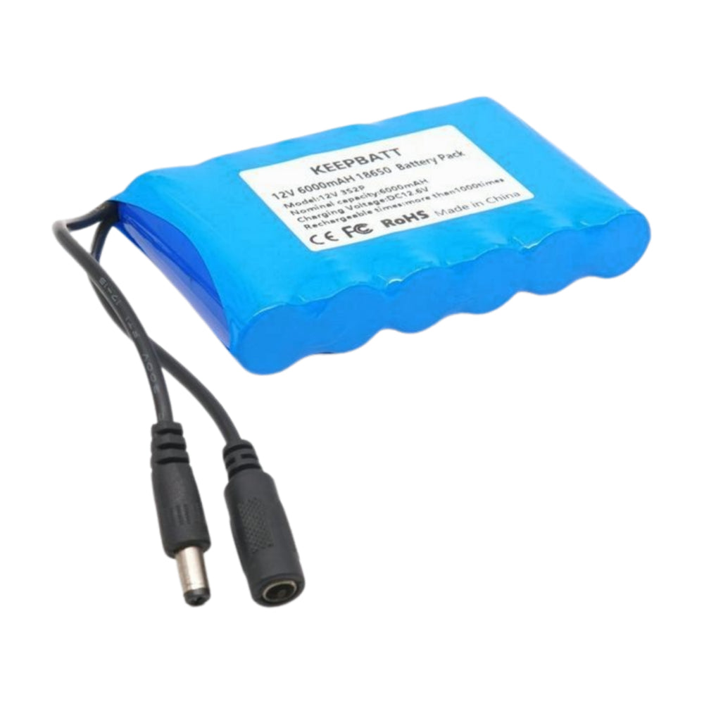Lithium-ionen-akku 12 V 6000 mAh mit DC5521 – Kompakter Hochleistungsakku mit BMS anpassbar Umweltvorteil und stabiler Spannung