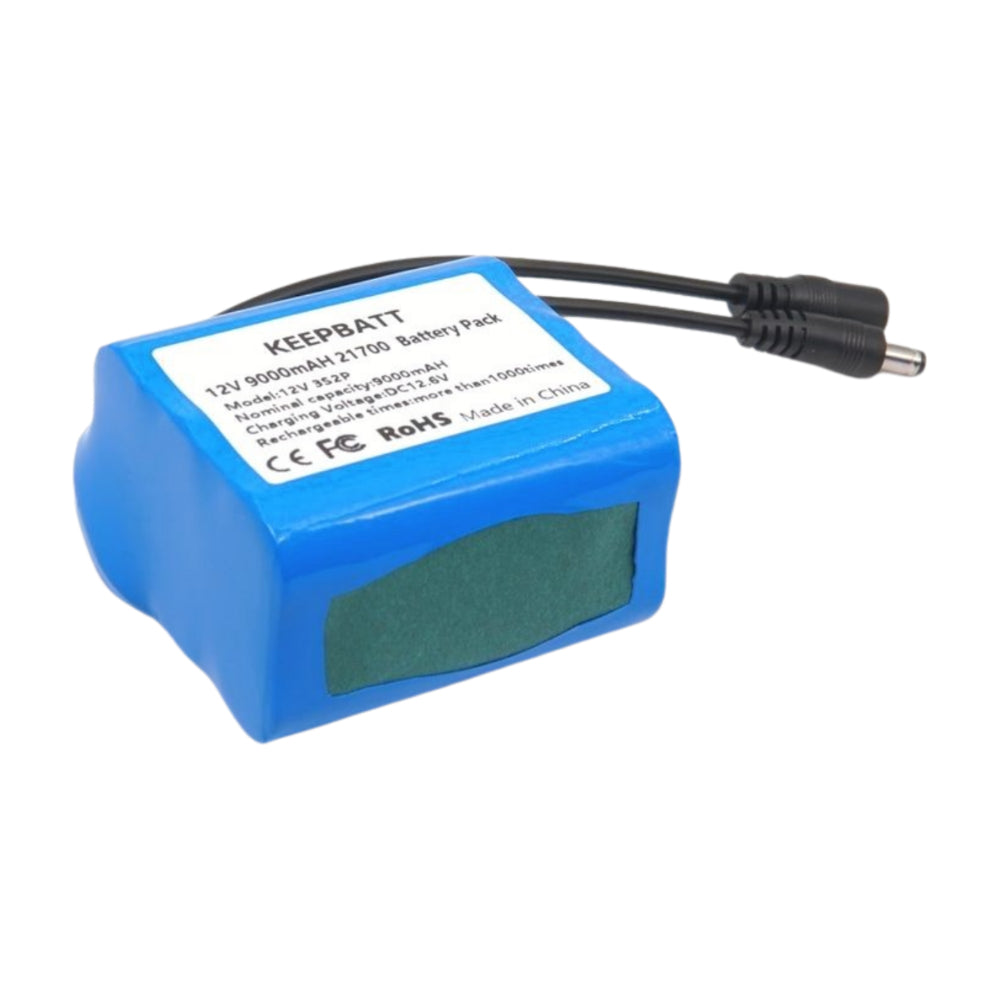 Anpassbar 12V lithium-ionen-akku 9000 mAh mit DC5521 – Hochleistungsakku mit Spannungsstabilität, BMS