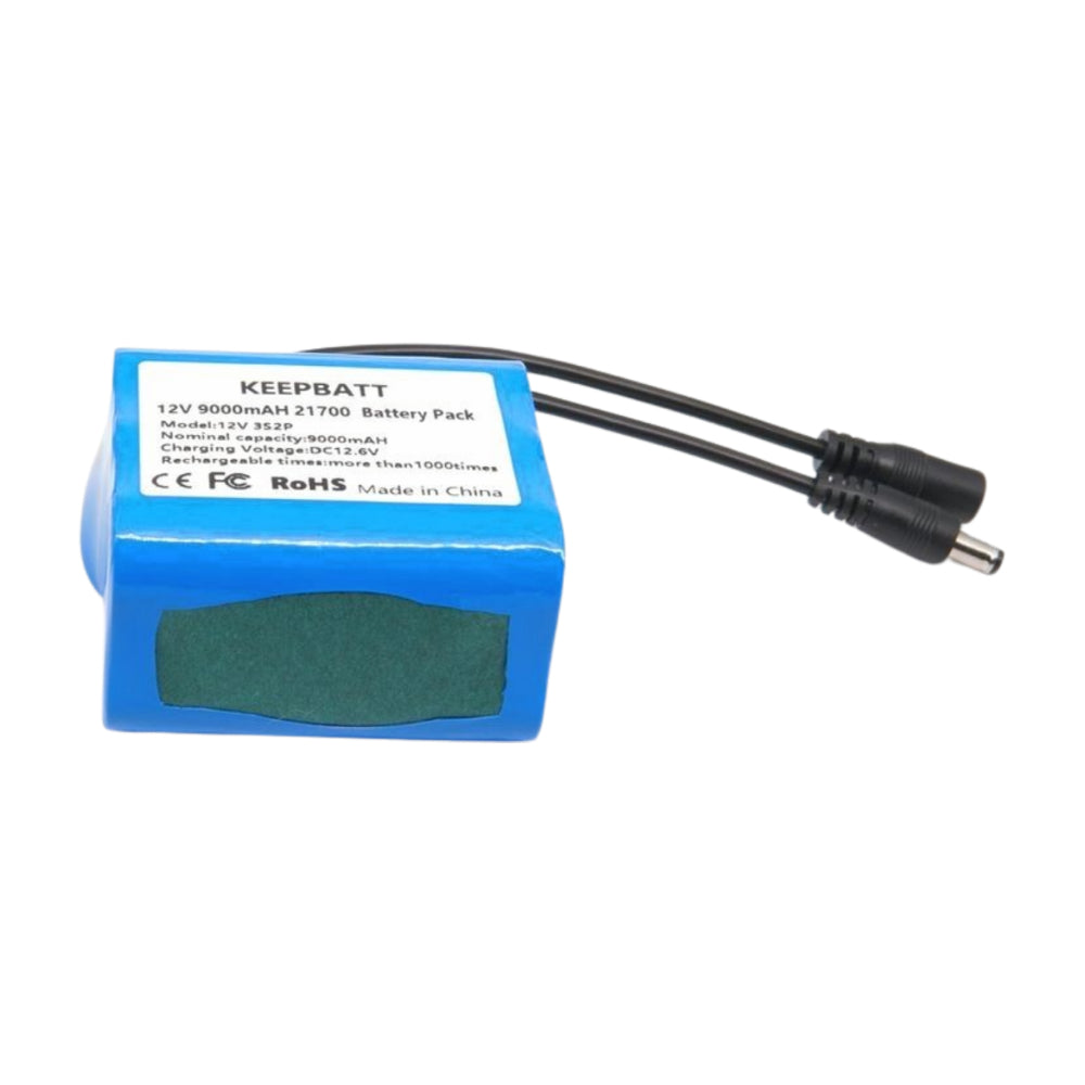 Anpassbar 12V lithium-ionen-akku 9000 mAh mit DC5521 – Hochleistungsakku mit Spannungsstabilität, BMS