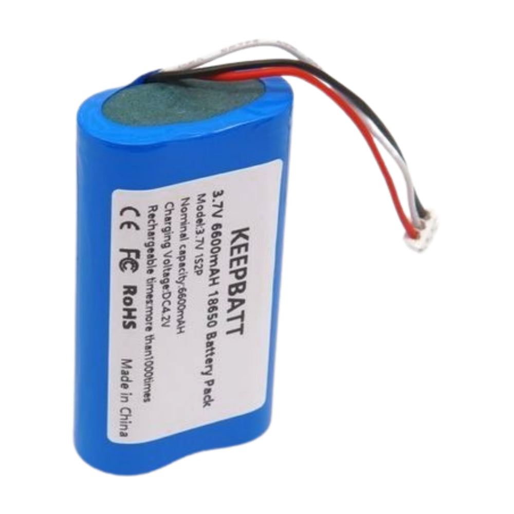 3,7 V lithium ion akku 6600 mAh mit PH2.0-3P-Stecker – Sicherer und auslaufsicherer Akku mit BMS-Schutz anpassbar