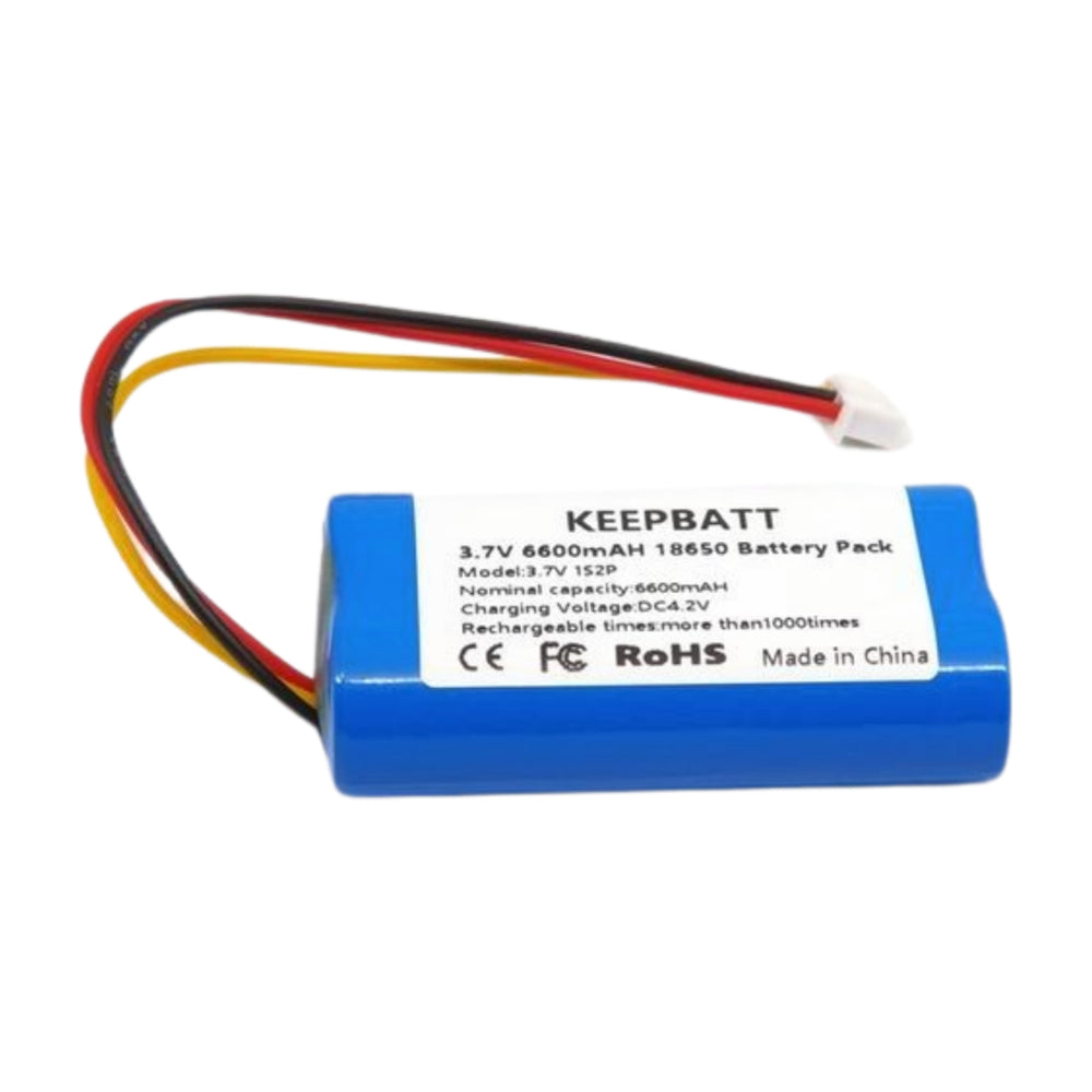 3,7 V lithium ion akku 6600 mAh mit PH2.0-3P-Stecker – Sicherer und auslaufsicherer Akku mit BMS-Schutz anpassbar