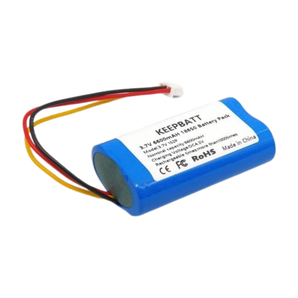 3,7 V lithium ion akku 6600 mAh mit PH2.0-3P-Stecker – Sicherer und auslaufsicherer Akku mit BMS-Schutz anpassbar