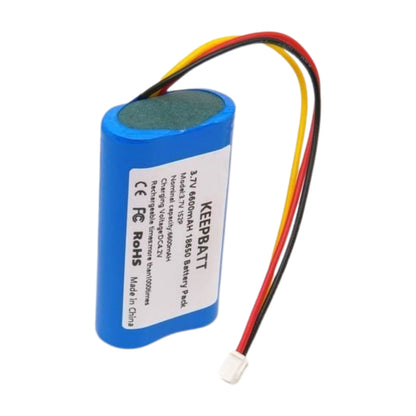 3,7 V lithium ion akku 6600 mAh mit PH2.0-3P-Stecker – Sicherer und auslaufsicherer Akku mit BMS-Schutz anpassbar