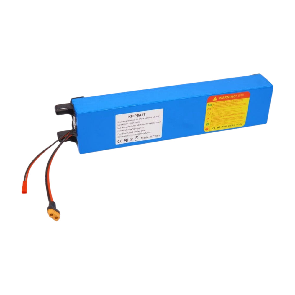 Leistungsstarker 36V 10,5Ah Lithium-Ionen akku e bike – Kompakt, sicher & kompatibel mit XT60/JST