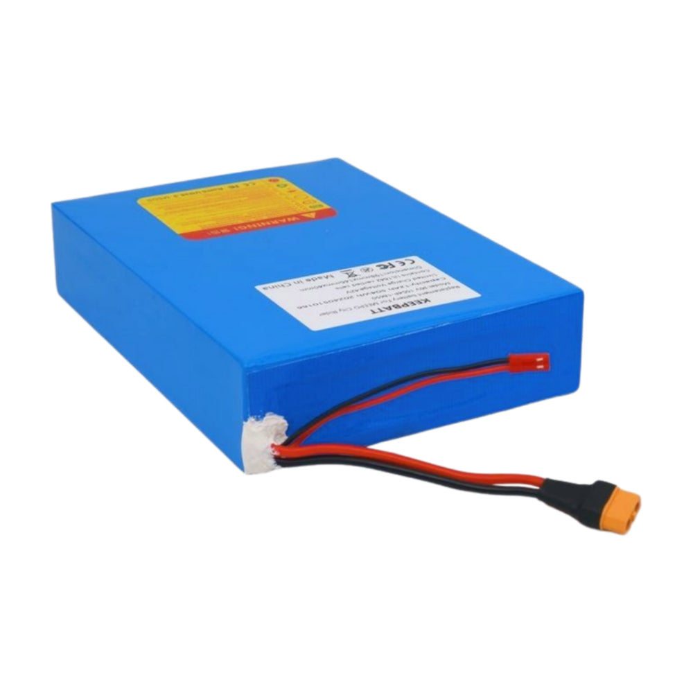 36V 12Ah Akku e Bike – Kompakter Lithium-Ionen-Akku mit 30A Spitzenstrom und XT60/JST Anschluss für E-Bikes