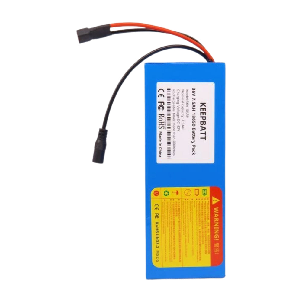 E-scooter akku 36V 7500mAh – Lithium-Akku für Elektroroller mit langer Reichweite, 1000 Ladezyklen und mehrfacher Sicherheitsfunktion