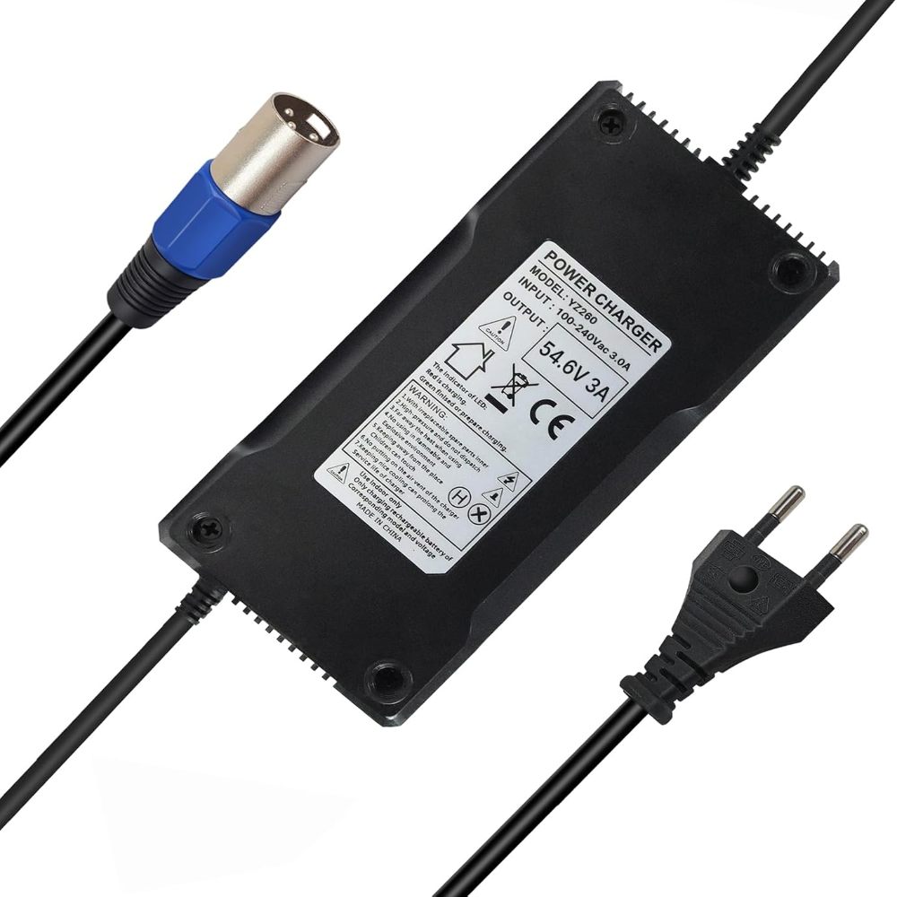 54,6 V 3 A Lithium Akku Ladegerät