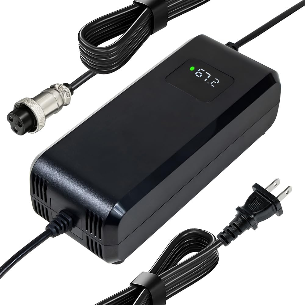 67,2 V 3 A Lithium-Akkuladegerät für 60 V 16S Lithium-Ionen-Akkus