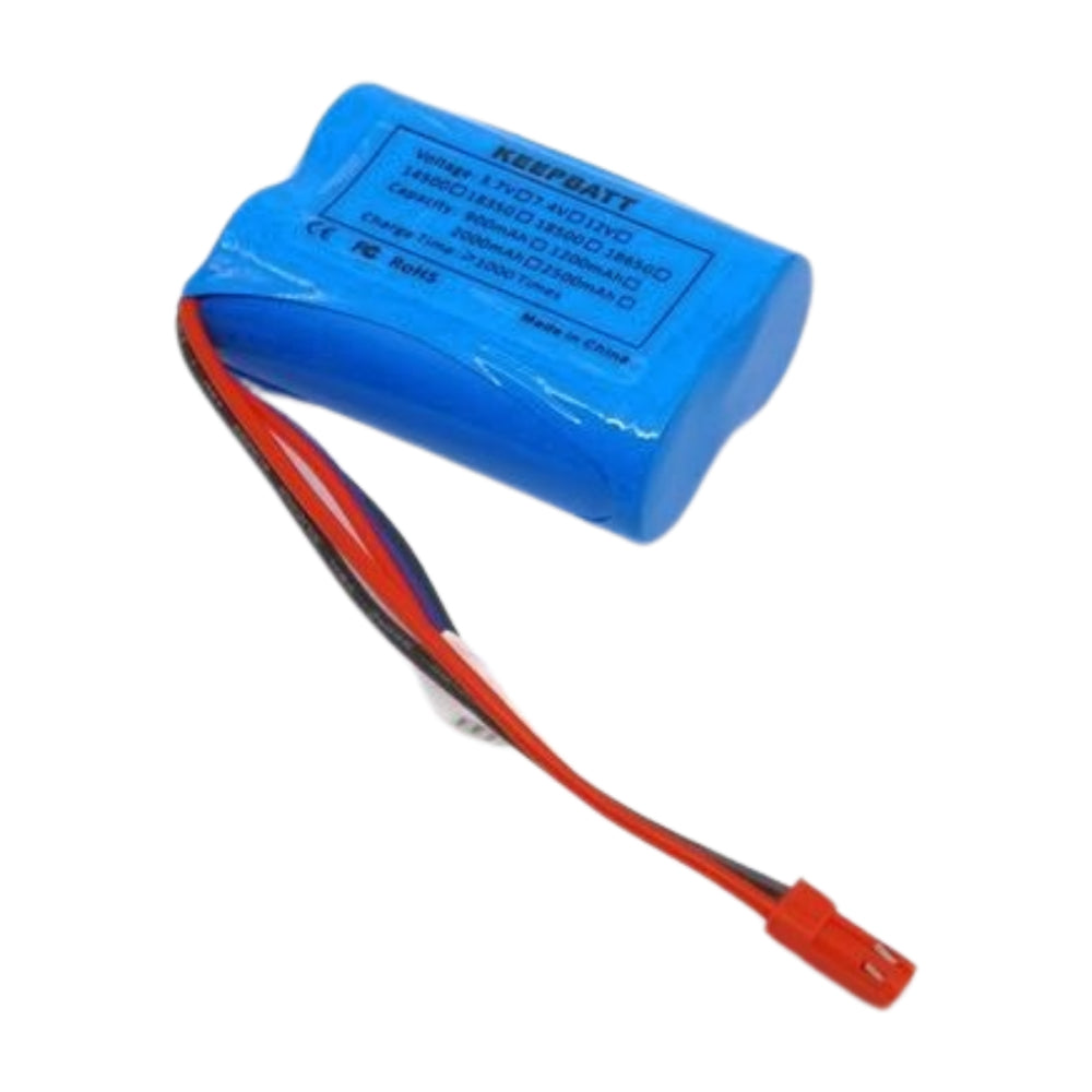 Lithium-ionen-akku 7,4 V 2600 mAh mit JST-Stecker – Langlebiger, umweltfreundlicher Akku mit BMS-Schutz anpassbar