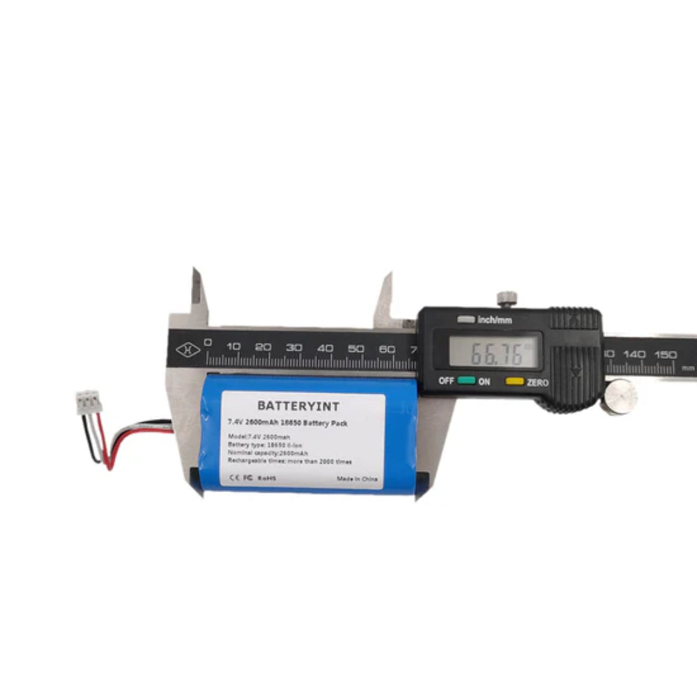 7,4 V lithium ion akku 2600 mAh PH2.0-3P-Stecker – Langlebiger Akku mit hoher Zyklenfestigkeit anpassbar