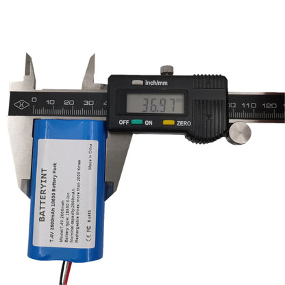 7,4 V lithium ion akku 2600 mAh PH2.0-3P-Stecker – Langlebiger Akku mit hoher Zyklenfestigkeit anpassbar