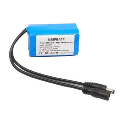 7,4 V 5200 mAh lithium ion akku mit DC5521-Stecker – Langlebiger, sicherer Akku mit BMS und hoher Zyklenfestigkeit anpassbar