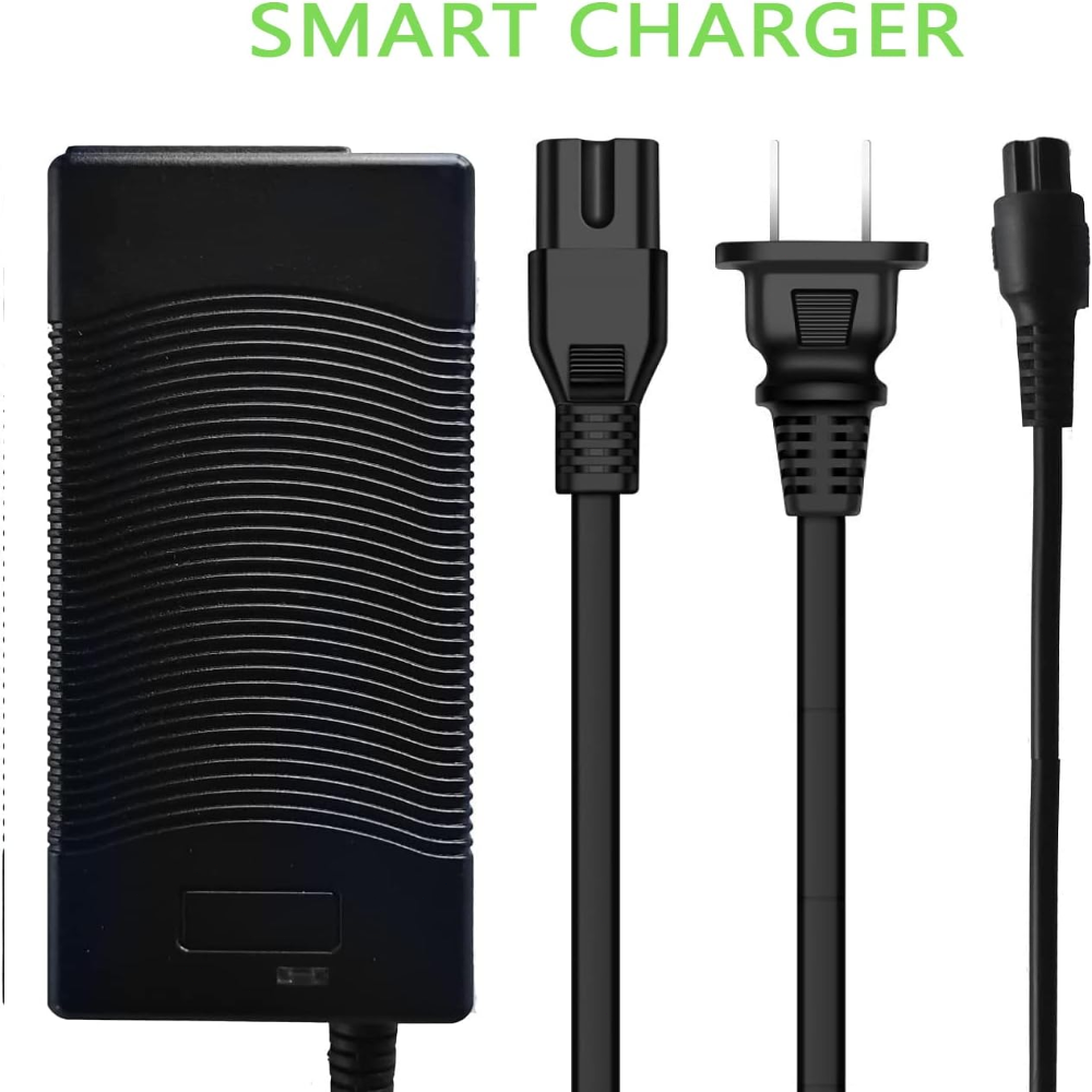 42V 2A Akku-Ladegerät für Roller, elektrische Selbstanpassende Roller, elektrische Roller, Hoverboards – EU-Ladegerät mit 3-Poliger Ladeleitung