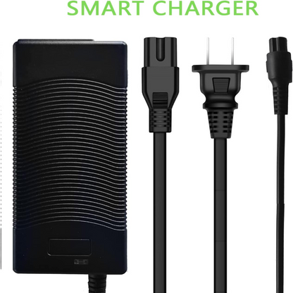 42V 2A Akku-Ladegerät für Roller, elektrische Selbstanpassende Roller, elektrische Roller, Hoverboards – EU-Ladegerät mit 3-Poliger Ladeleitung